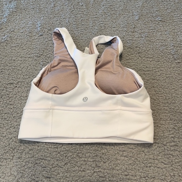 Lululemon Wunder Train Bra *Medium Support, C/D Cup White size 6 - Picture 3 of 5